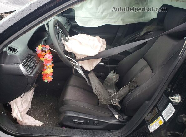 1HGCV1F42LA083283 2020 HONDA ACCORD Black Widok wnętrza z przodu