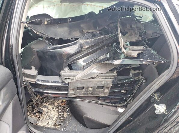 1HGCV1F42LA083283 2020 HONDA ACCORD Black Widok tylnych siedzeń