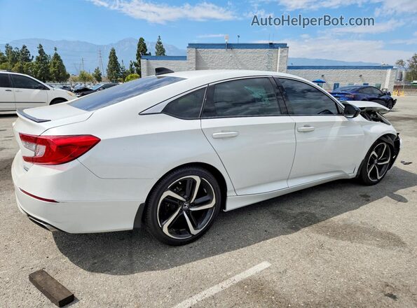 1HGCV1F42MA037650 2021 HONDA ACCORD White Trasero derecho