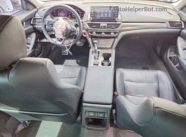 1HGCV1F42MA037650 2021 HONDA ACCORD White Vista del salpicadero