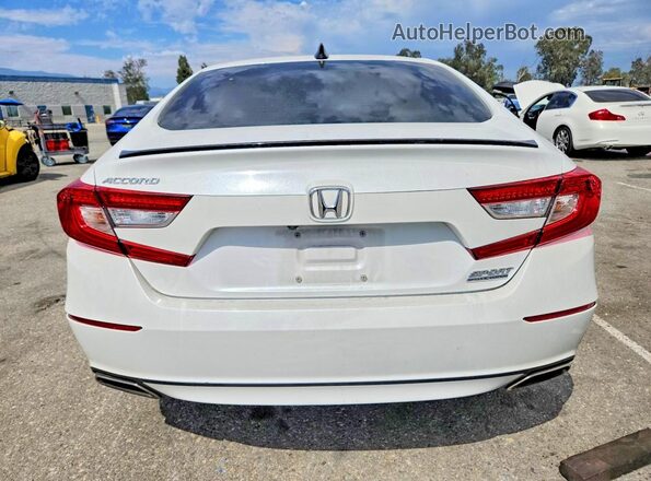 1HGCV1F42MA037650 2021 HONDA ACCORD White Vista trasera