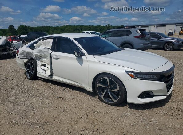 1HGCV1F42MA050771 2021 HONDA ACCORD White Front right