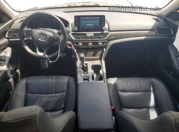 1HGCV1F42MA050771 2021 HONDA ACCORD White Dashboard view