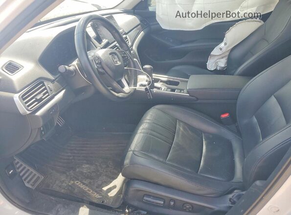 1HGCV1F42MA050771 2021 HONDA ACCORD White Front interior view