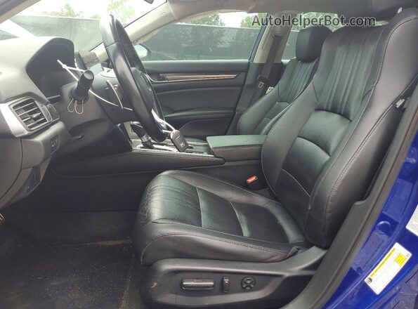 1HGCV1F42MA124240 2021 HONDA ACCORD Blue Սալոնի դիմացի տեսք