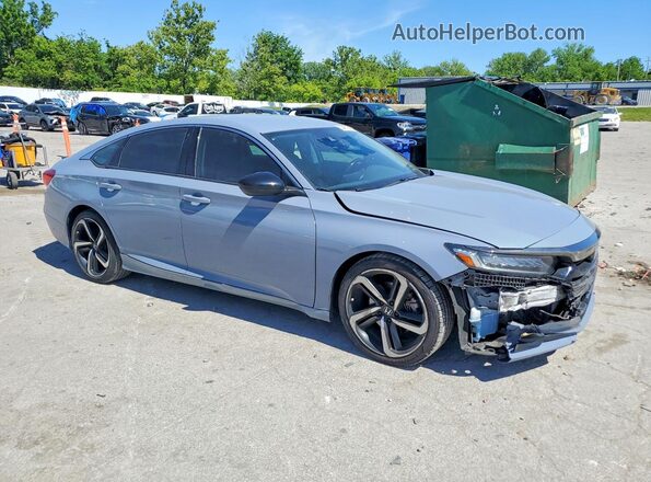 1HGCV1F42NA020039 2022 HONDA ACCORD Gray Передня права чверть