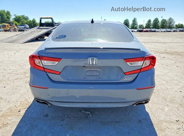 1HGCV1F42NA020039 2022 HONDA ACCORD Gray Вид ззаду
