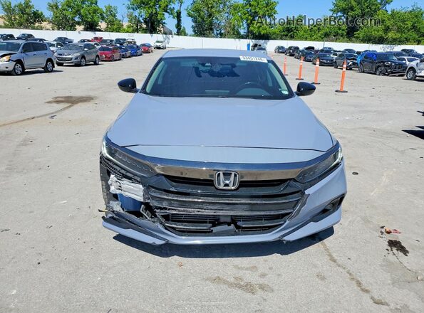 1HGCV1F42NA020039 2022 HONDA ACCORD Gray Вид спереду