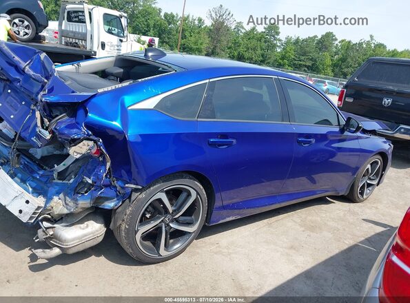 1HGCV1F42NA022518 2022 HONDA ACCORD Blue Սալոնի հետևի տեսք