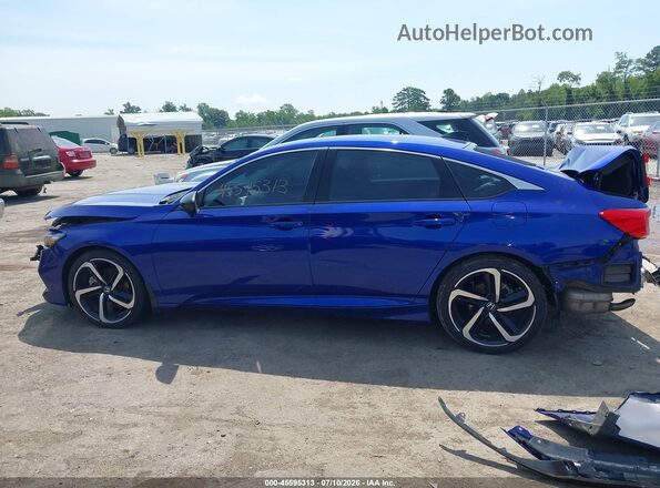 1HGCV1F42NA022518 2022 HONDA ACCORD Blue Սալոնի 360 աստիճան տեսք