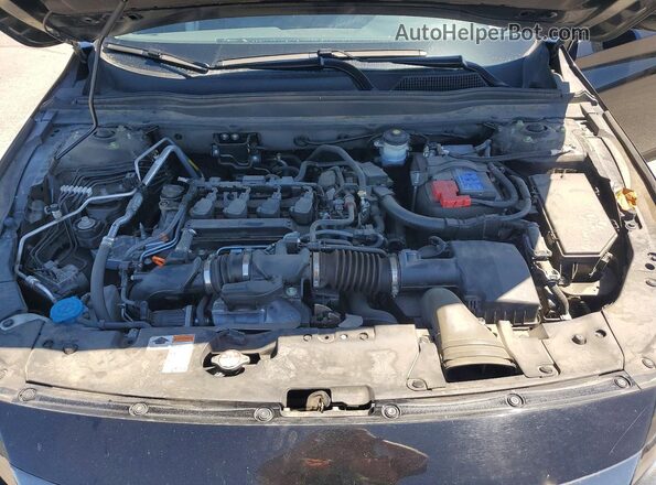 1HGCV1F42NA036581 2022 HONDA ACCORD Black Widok wnętrza z tyłu