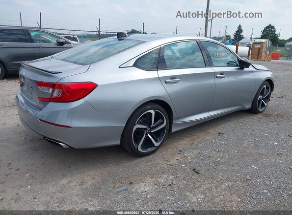 1HGCV1F42NA069404 2022 HONDA ACCORD Серебряный Задняя правая четверть
