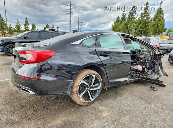 1HGCV1F42NA082363 2022 HONDA ACCORD Black Հետևի աջ