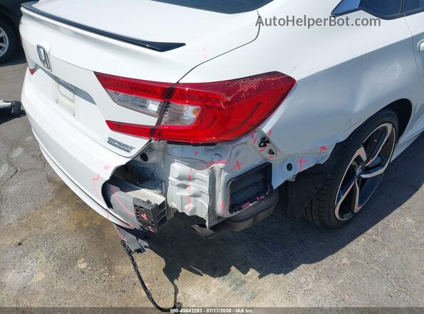 1HGCV1F42NA084694 2022 HONDA ACCORD Белый Вид спереди