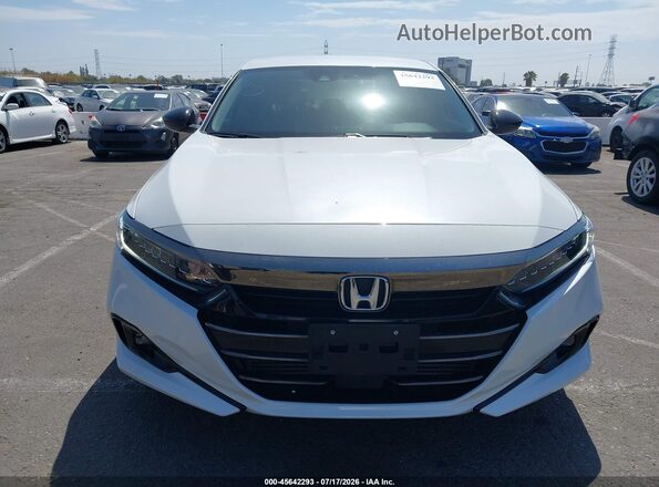 1HGCV1F42NA084694 2022 HONDA ACCORD Белый Вид щитка приборов
