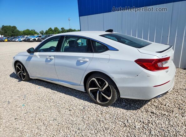 1HGCV1F42NA113143 2022 HONDA ACCORD Белый Задняя левая четверть