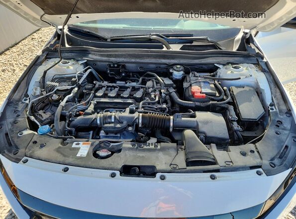 1HGCV1F42NA113143 2022 HONDA ACCORD Белый Вид задней части салона