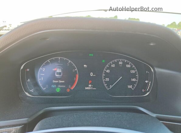 1HGCV1F42NA113143 2022 HONDA ACCORD Белый Вид щитка приборов