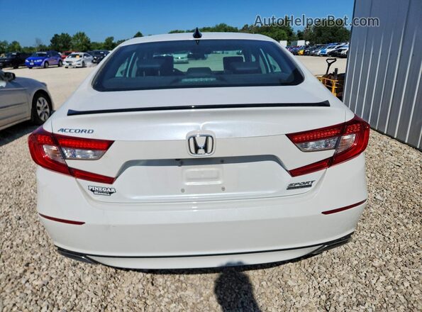 1HGCV1F42NA113143 2022 HONDA ACCORD Белый Вид сзади