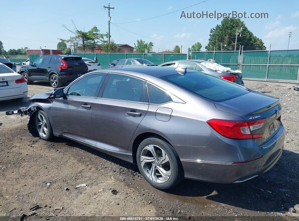 1HGCV1F43JA240994 2018 HONDA ACCORD Gray Tył lewy