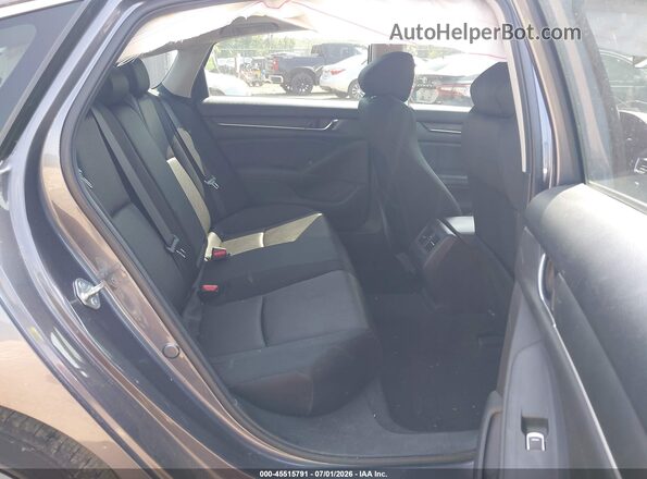 1HGCV1F43JA240994 2018 HONDA ACCORD Gray Widok naklejki z numerem VIN