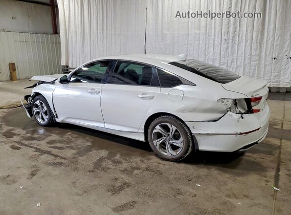1HGCV1F43KA028369 2019 HONDA ACCORD White Հետևի ձախ