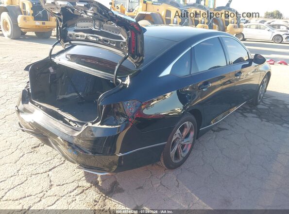 1HGCV1F43LA056108 2020 HONDA ACCORD Black Rear right