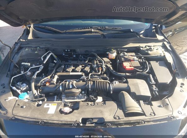 1HGCV1F43LA056108 2020 HONDA ACCORD Black Rear view