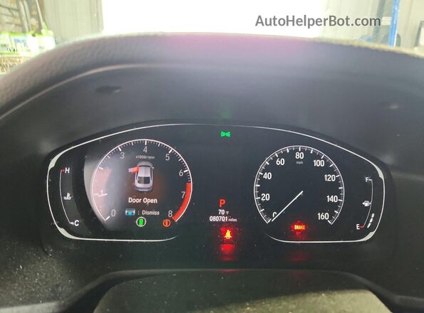 1HGCV1F43LA078271 2020 HONDA ACCORD Black Vista del cuadro de instrumentos