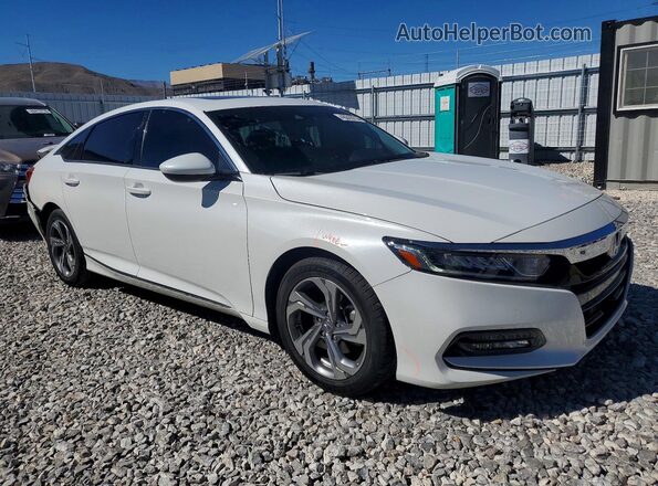 1HGCV1F43LA109485 2020 HONDA ACCORD White Przód prawy