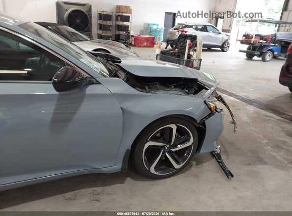 1HGCV1F43MA031341 2021 HONDA ACCORD Light Blue Vista frontal