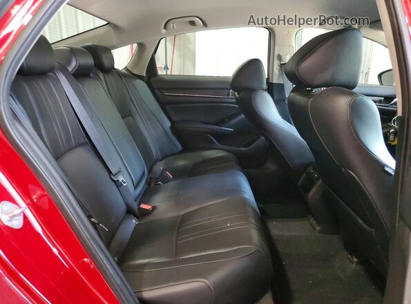 1HGCV1F43MA091393 2021 HONDA ACCORD Maroon Rear seats view