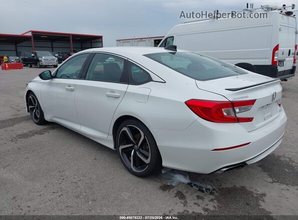 1HGCV1F43NA001256 2022 HONDA ACCORD Белый Задняя левая четверть
