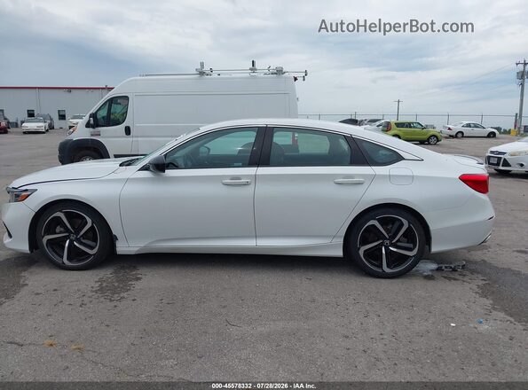 1HGCV1F43NA001256 2022 HONDA ACCORD Белый Панорамный вид салона 360°