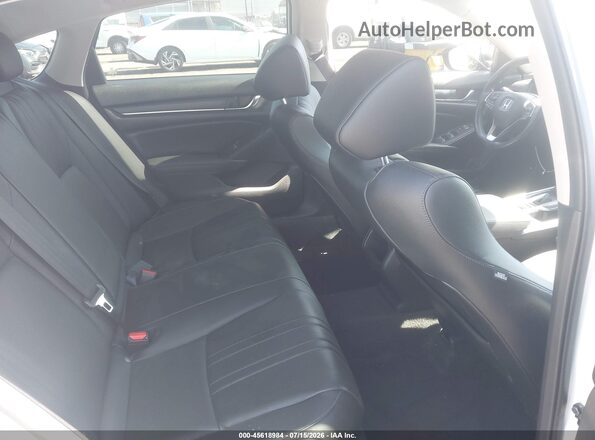 1HGCV1F43NA062817 2022 HONDA ACCORD White Widok naklejki z numerem VIN