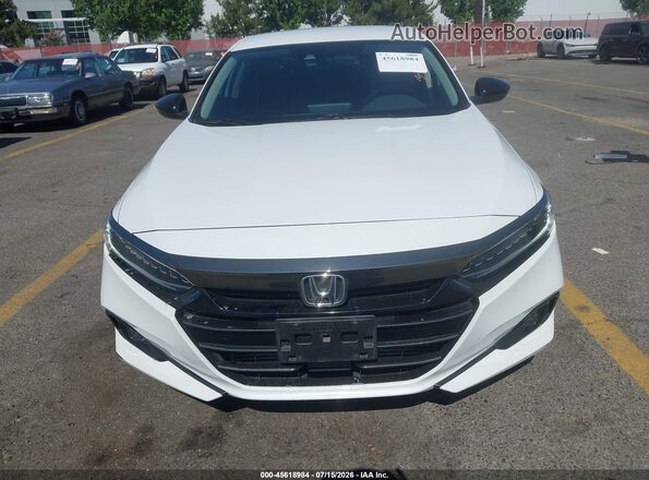 1HGCV1F43NA062817 2022 HONDA ACCORD White Widok wnętrza z tyłu