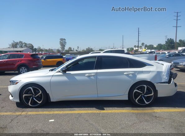 1HGCV1F43NA062817 2022 HONDA ACCORD White 