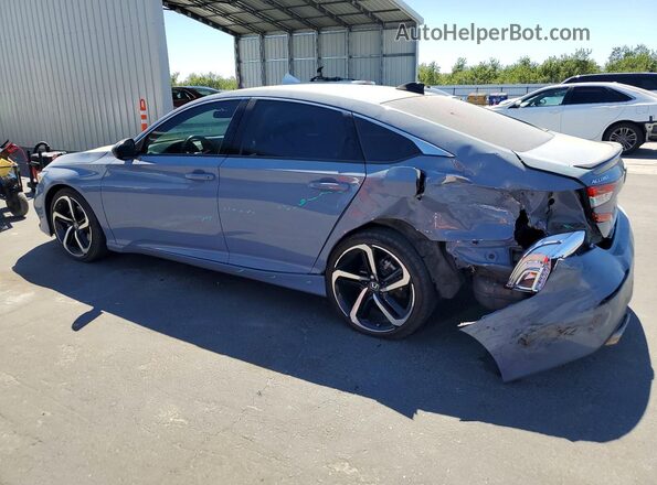1HGCV1F43NA119775 2022 HONDA ACCORD Gray Tył lewy