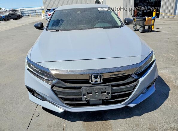 1HGCV1F43NA119775 2022 HONDA ACCORD Gray Widok z przodu