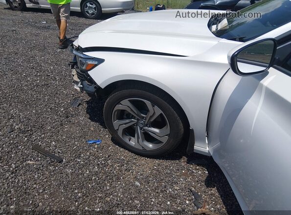 1HGCV1F44JA057412 2018 HONDA ACCORD White წინა ხედი