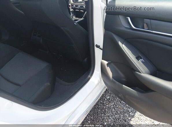 1HGCV1F44JA057412 2018 HONDA ACCORD White VIN კოდის სტიკერის ხედი