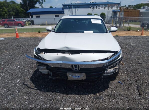 1HGCV1F44JA057412 2018 HONDA ACCORD White უკანა სალონის ხედი