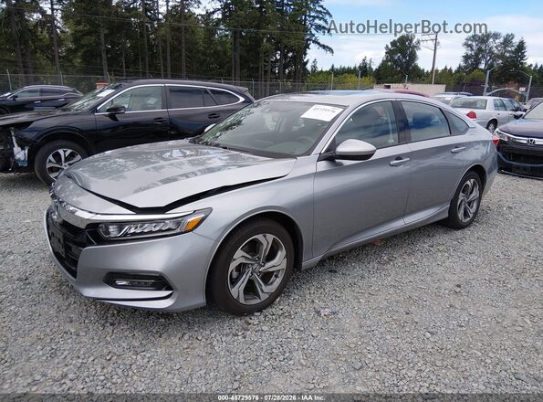 1HGCV1F44KA097846 2019 HONDA ACCORD Silver Front left