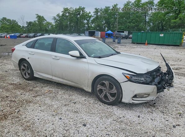 1HGCV1F44KA106674 2019 HONDA ACCORD White Front right