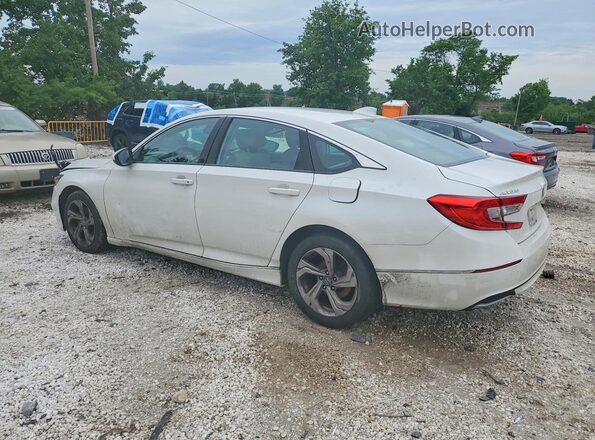 1HGCV1F44KA106674 2019 HONDA ACCORD White Rear left