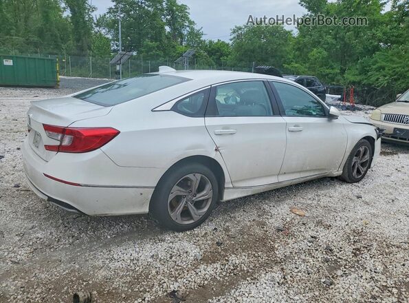 1HGCV1F44KA106674 2019 HONDA ACCORD White Rear right