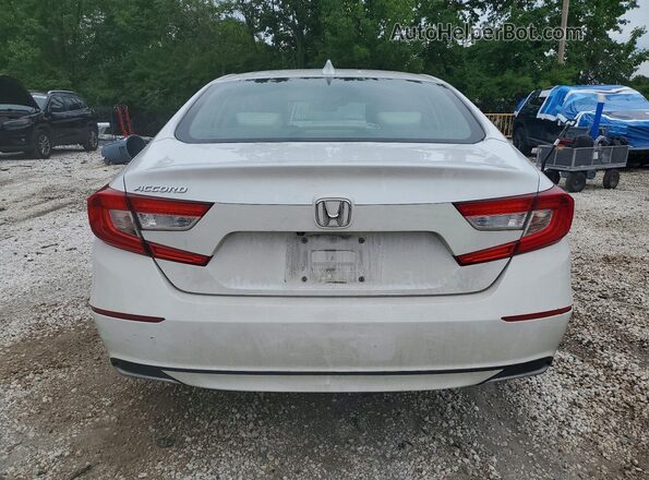 1HGCV1F44KA106674 2019 HONDA ACCORD White Rear view