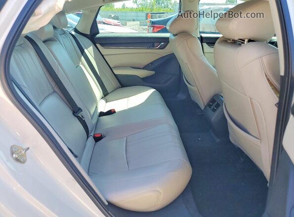 1HGCV1F44LA041410 2020 HONDA ACCORD Белый Вид задних сидений