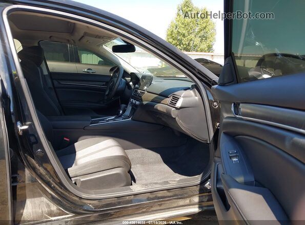 1HGCV1F44LA118177 2020 HONDA ACCORD Black Front interior view