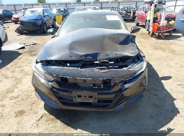 1HGCV1F44LA118177 2020 HONDA ACCORD Black Rear interior view